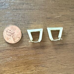 Gold huggie Hoop Earrings